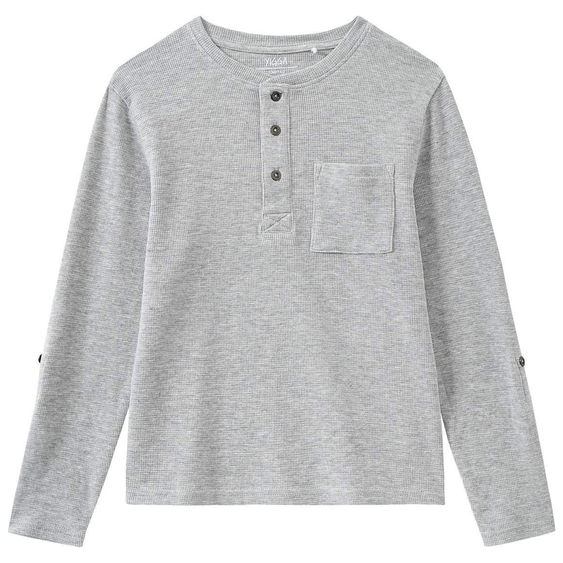 Jungen Shirt mit Waffelstruktur