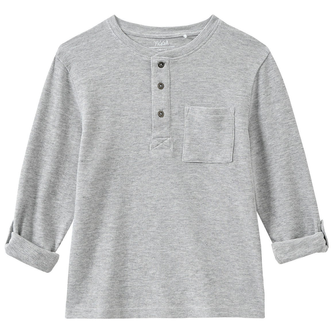 Jungen Shirt mit Waffelstruktur