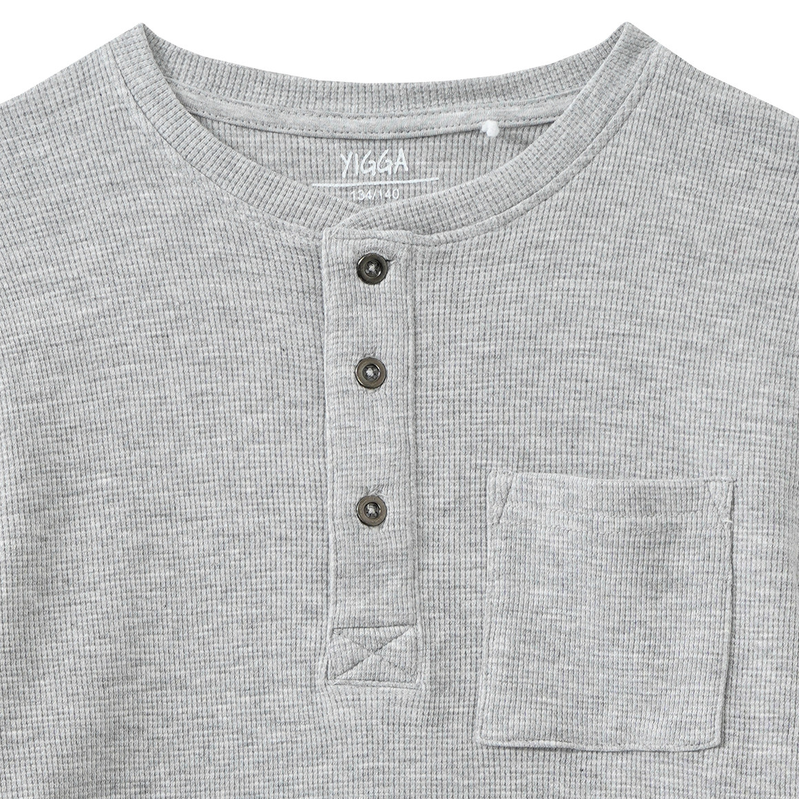 Jungen Shirt mit Waffelstruktur