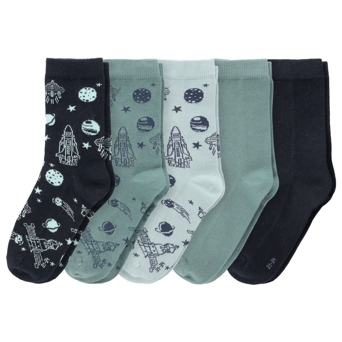 5 Paar Jungen Socken mit Bio-Baumwolle