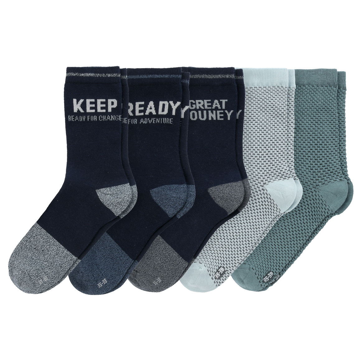 5 Paar Jungen Socken in verschiedenen Dessins