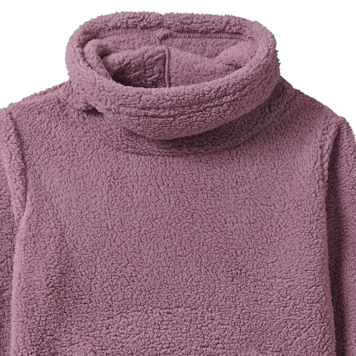 Teddytrui voor meisjes met sjaalkraag