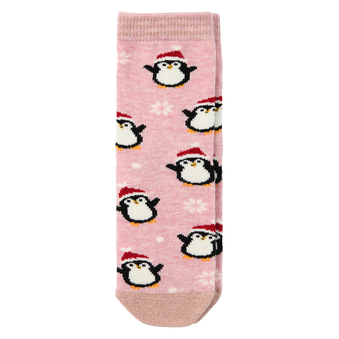 1 Paar Mädchen Weihnachtssocken mit Glitzer