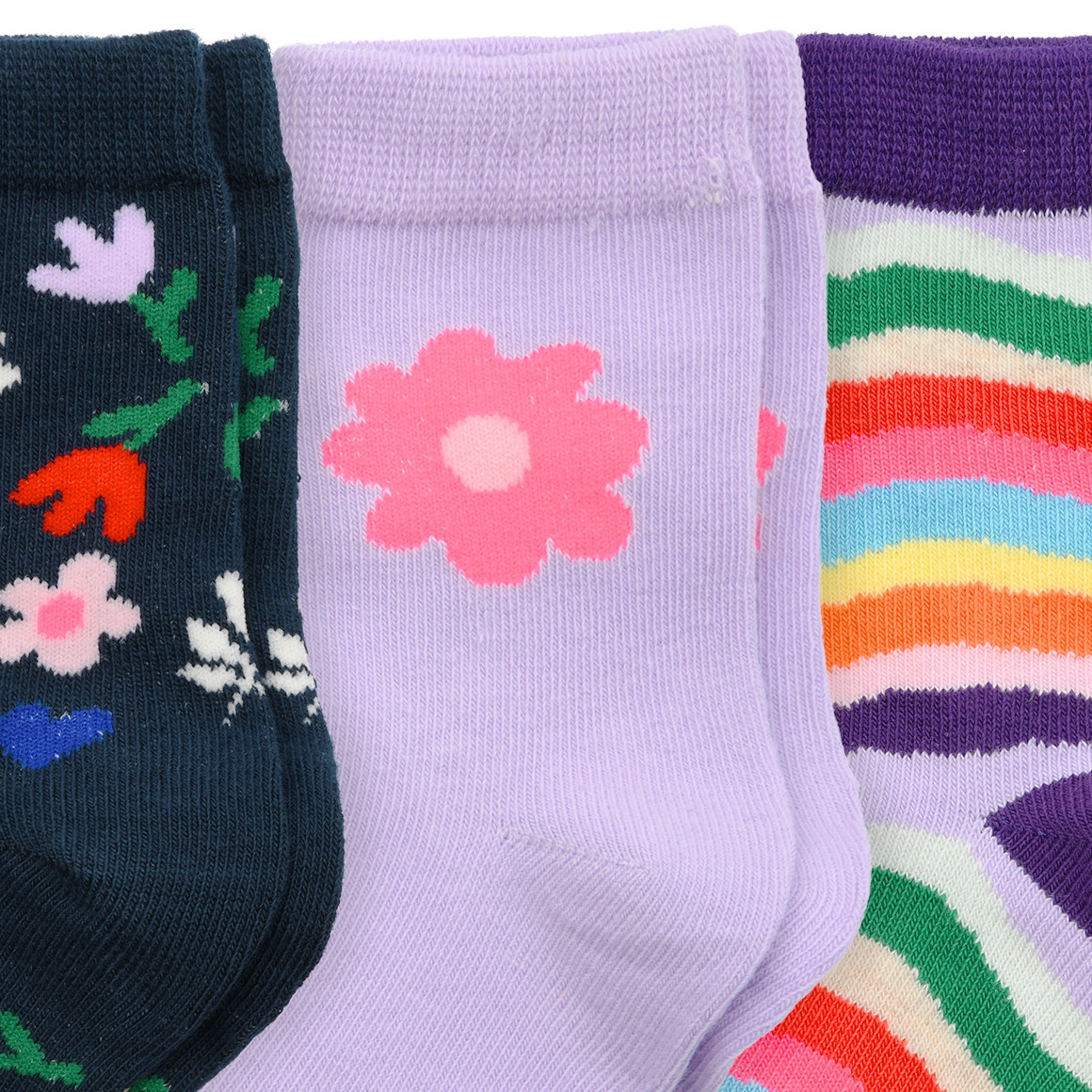 3 Paar Mädchen Socken im Set