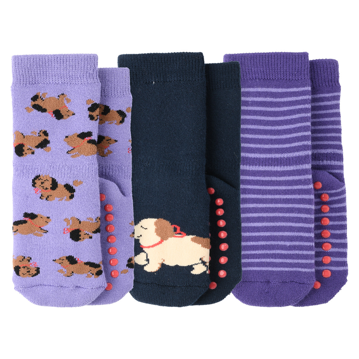 3 paar baby stopper sokken