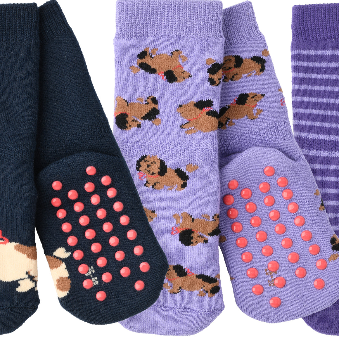 3 paar baby stopper sokken