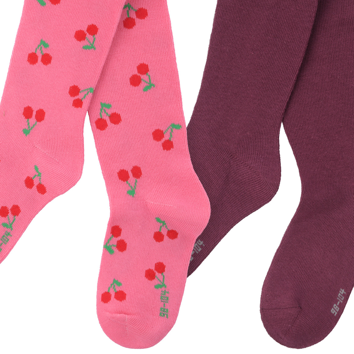 2 meisjesmaillots met biologisch katoen