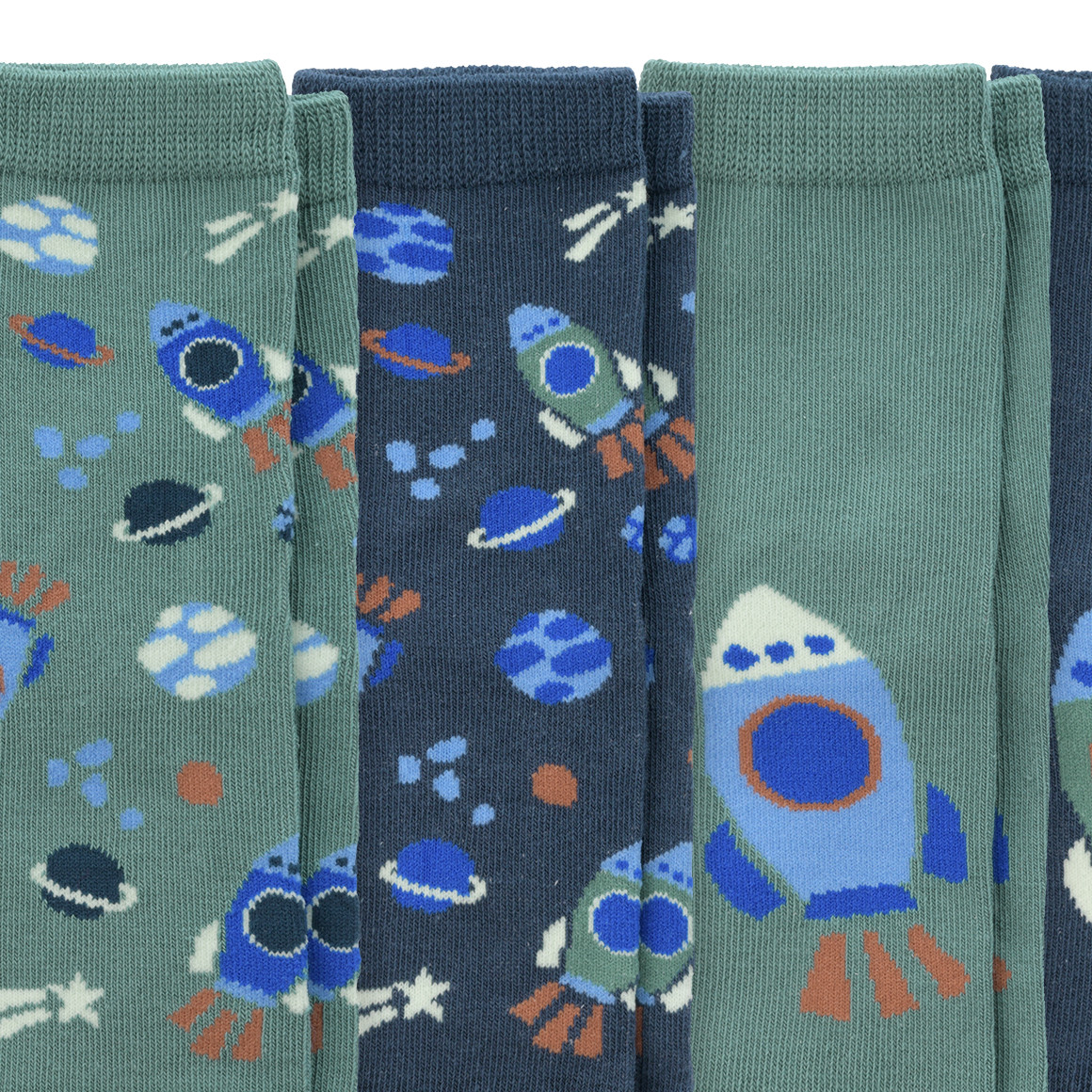 5 paar kindersokken van biologisch katoen