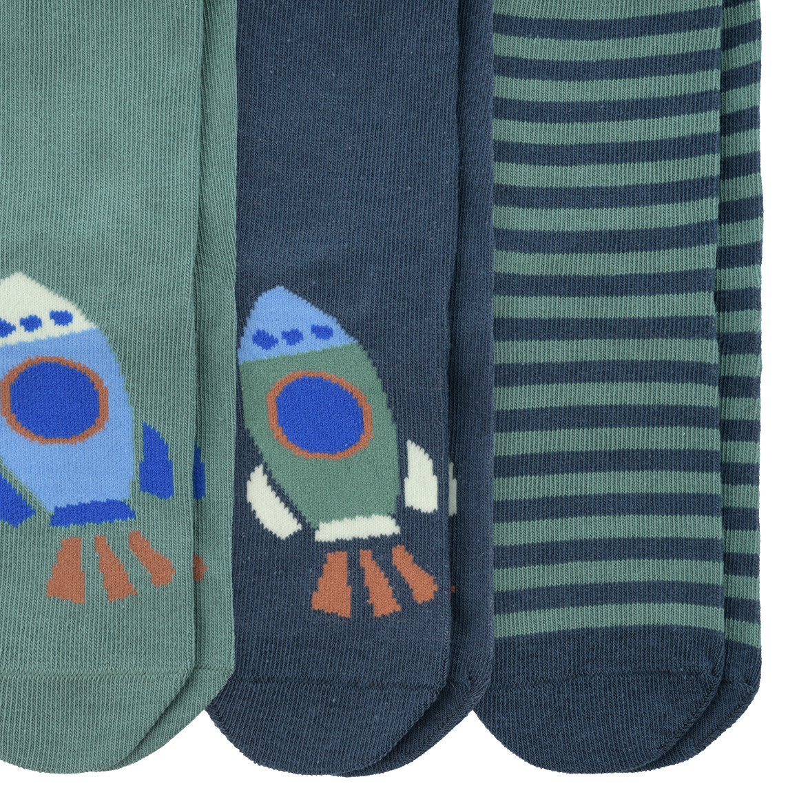 5 paar kindersokken van biologisch katoen