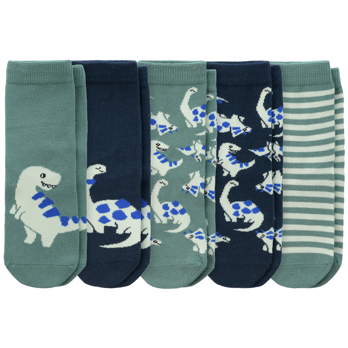 5 paar kindersokken van biologisch katoen