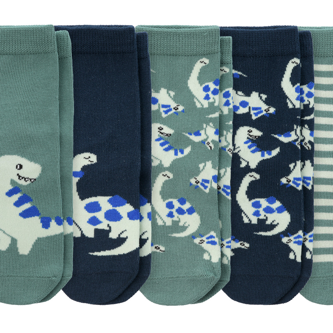 5 paar kindersokken van biologisch katoen