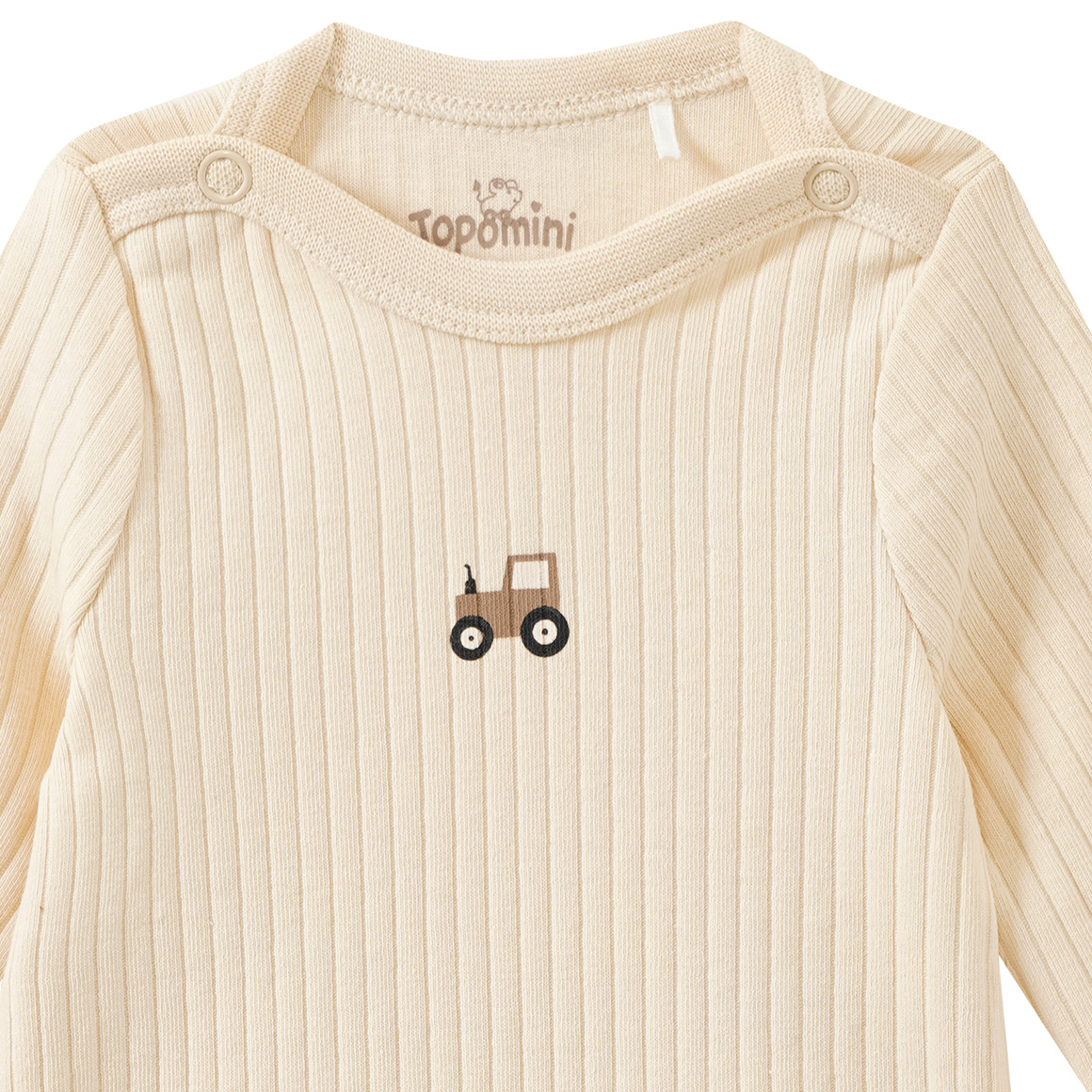 Baby Body mit Ripp-Struktur