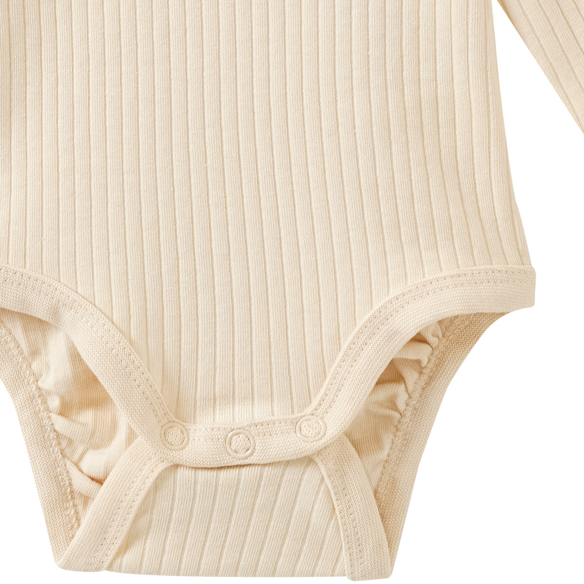 Baby Body mit Ripp-Struktur