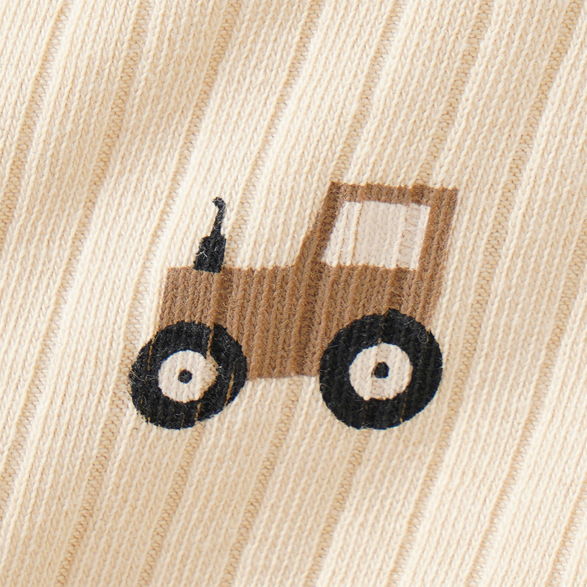 Baby Body mit Ripp-Struktur