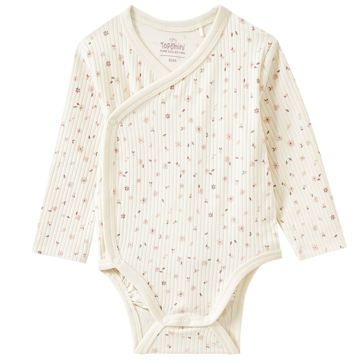 Baby Wickelbody mit Allover-Muster