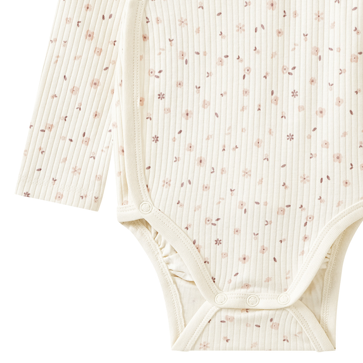Baby Wickelbody mit Allover-Muster
