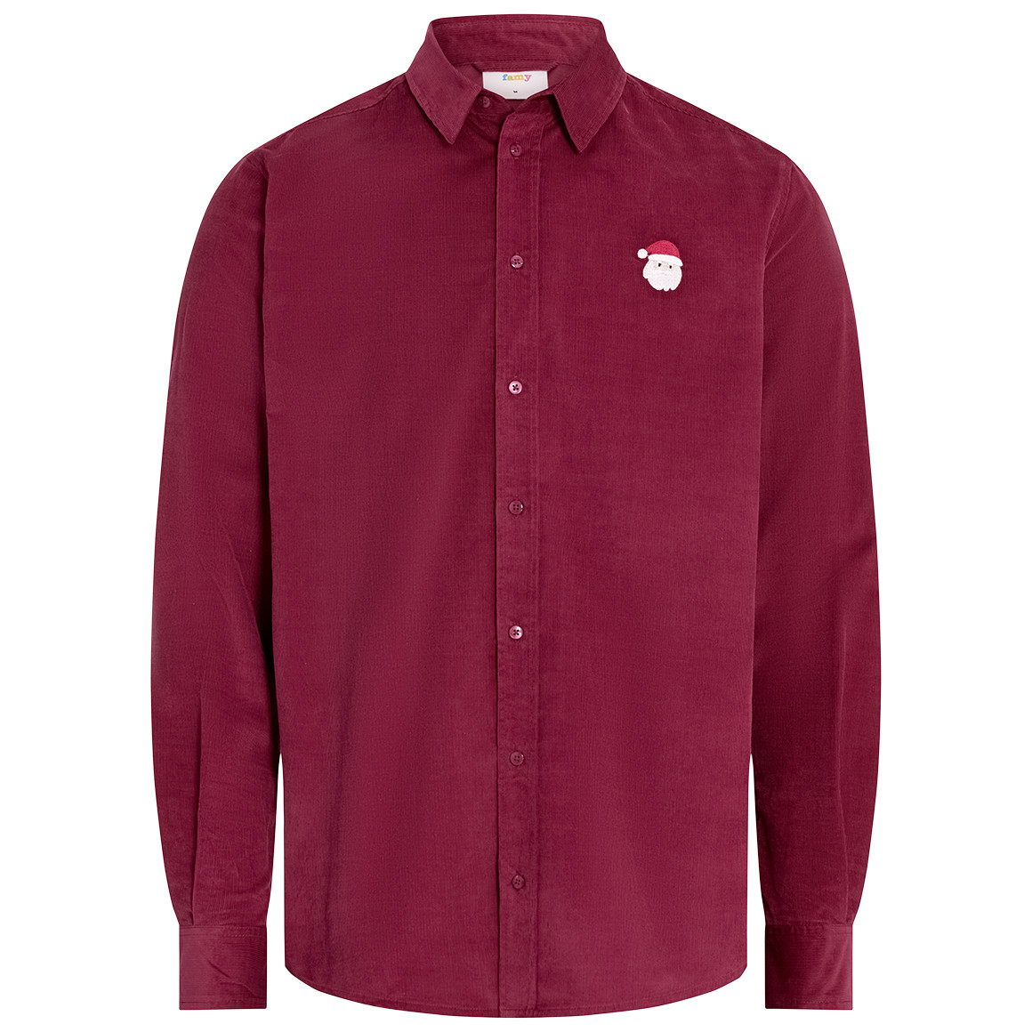 Heren kerstshirt met borduursel