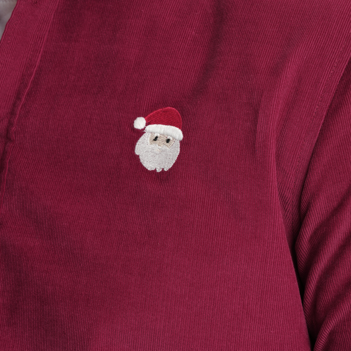 Heren kerstshirt met borduursel