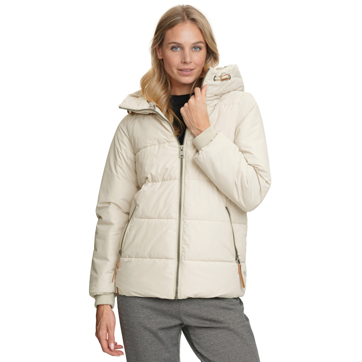 Damen Jacke mit Fellkapuze