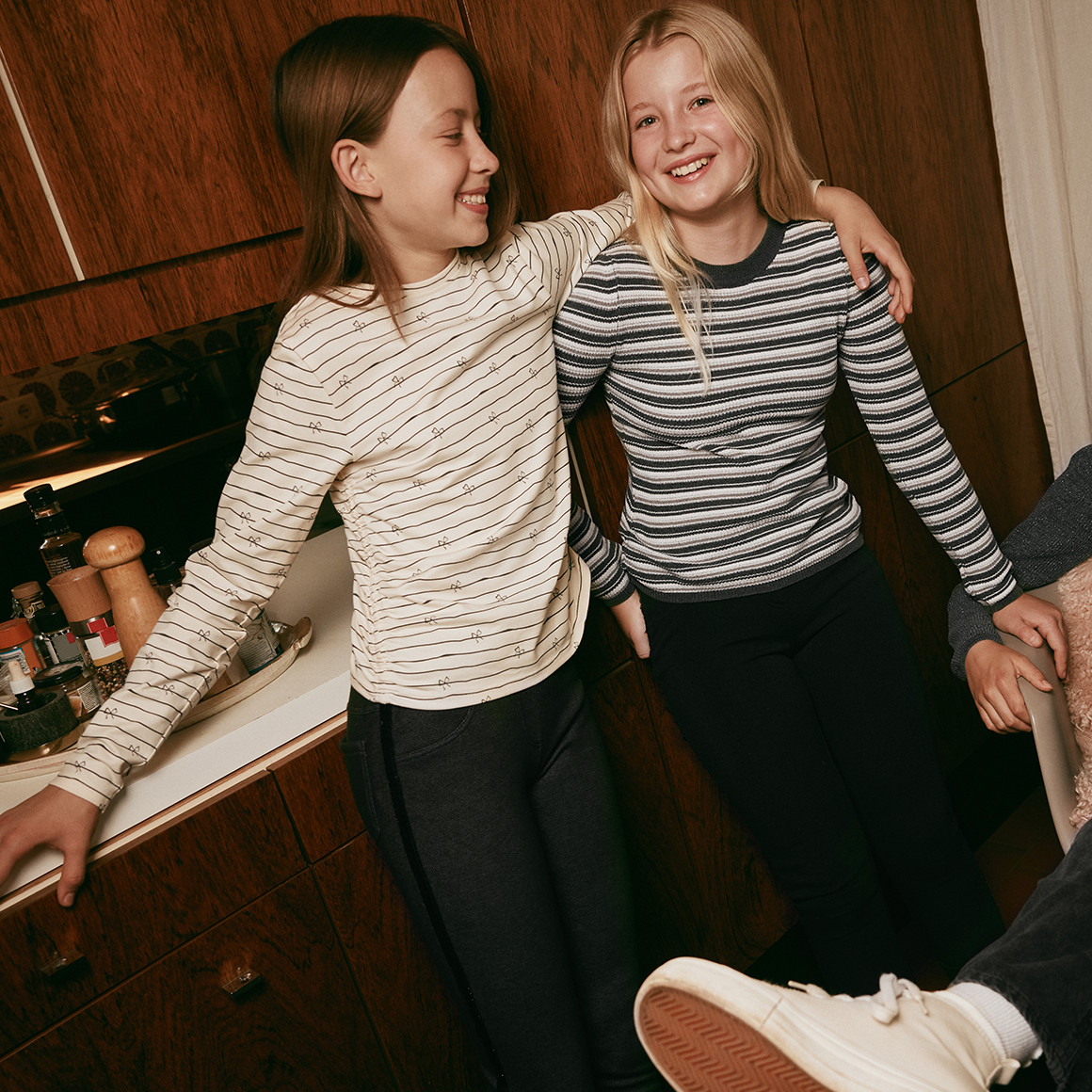 Mädchen Thermo-Jeggings mit Glitzer-Details