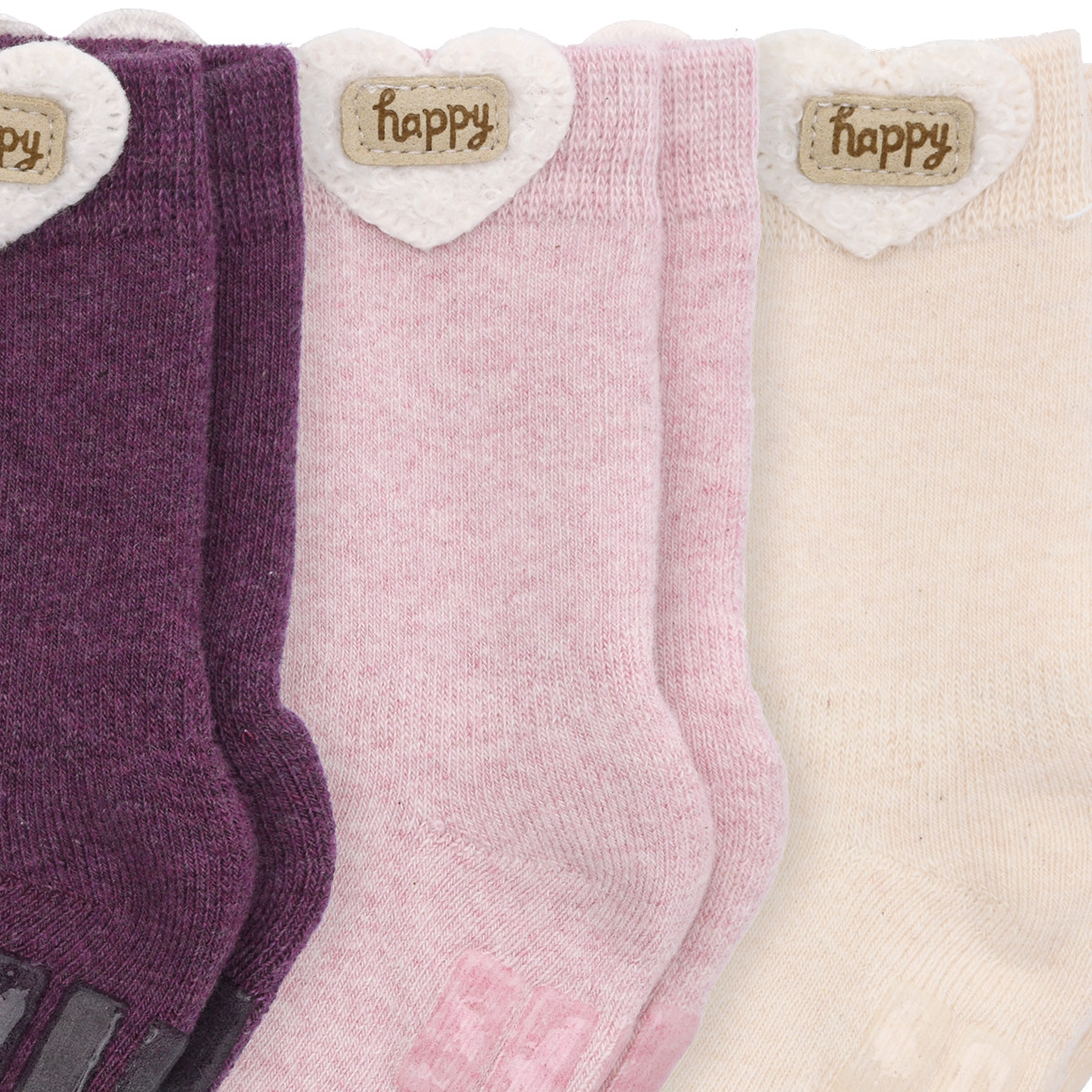 3 Paar Baby Stoppersocken im Set