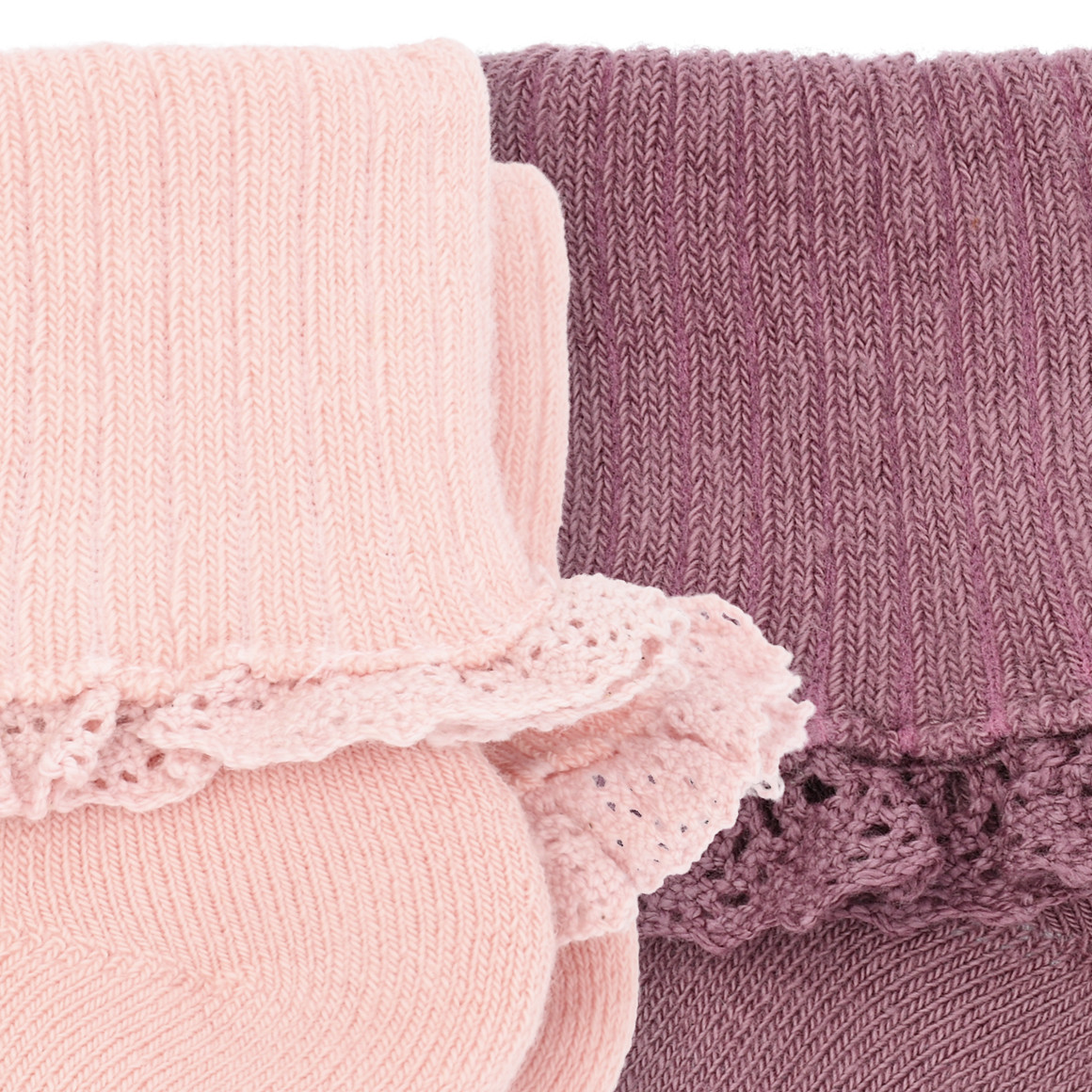 IYOU Baby Socken 4 Paar - Spitze Rüschen Socken Für Mädchen 6-12 Monate