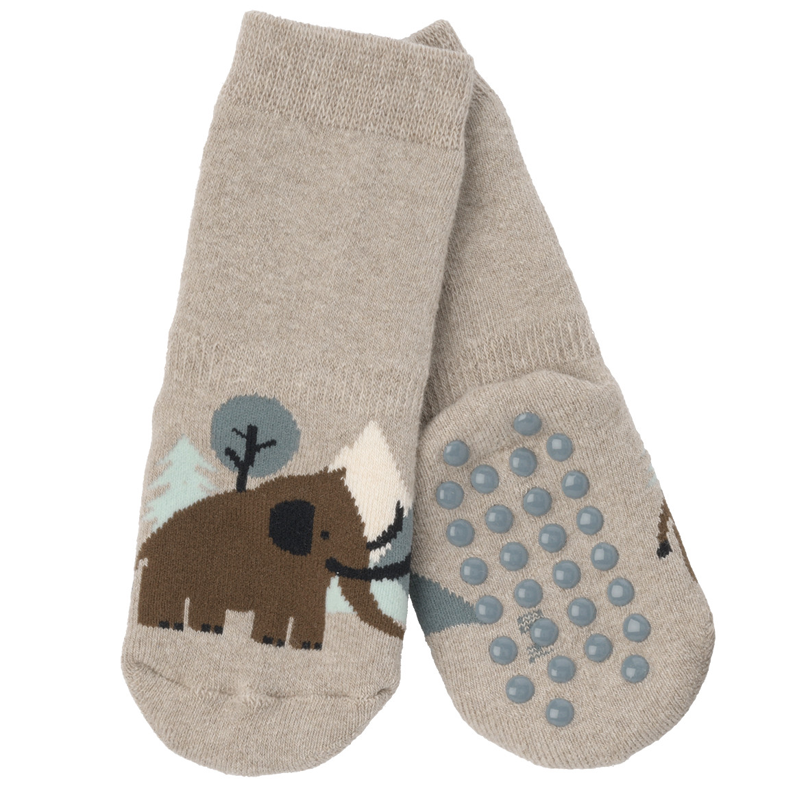 3 paar Antislip Sokken in babybadstof