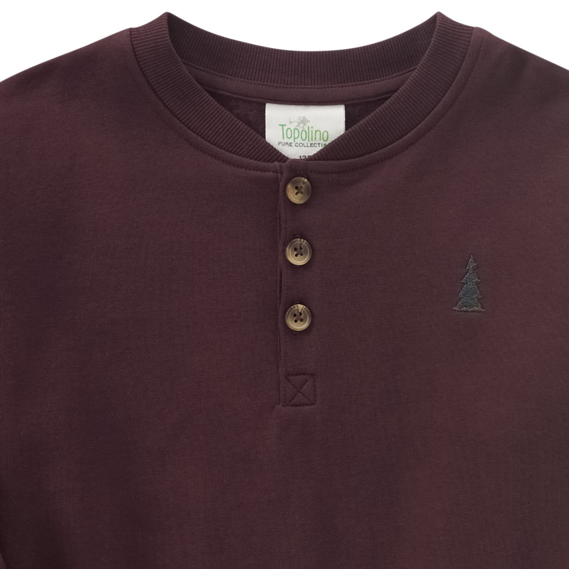 Jungen Sweatshirt mit kleiner Stickerei