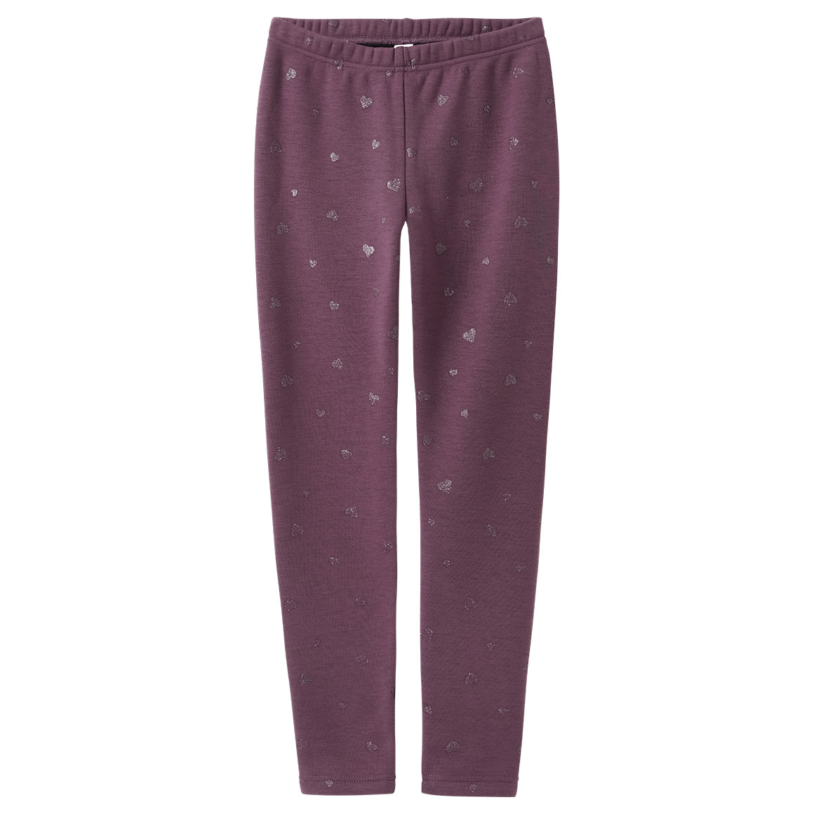 Meisjes leggings met glitterprint