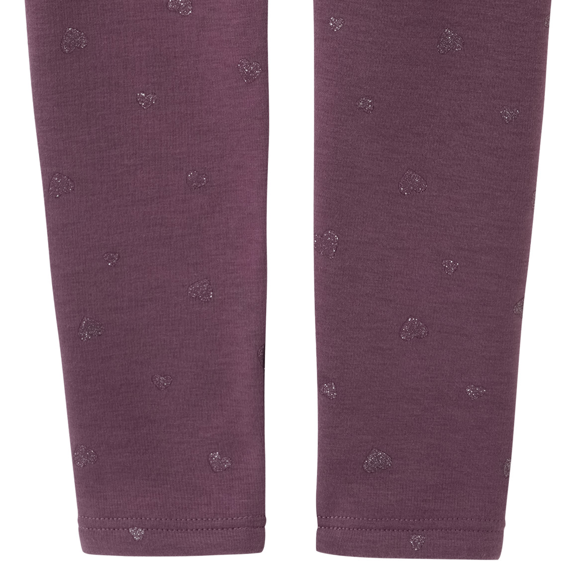 Meisjes leggings met glitterprint