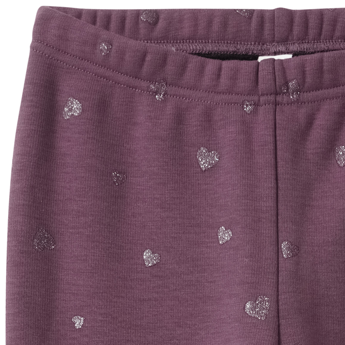Meisjes leggings met glitterprint
