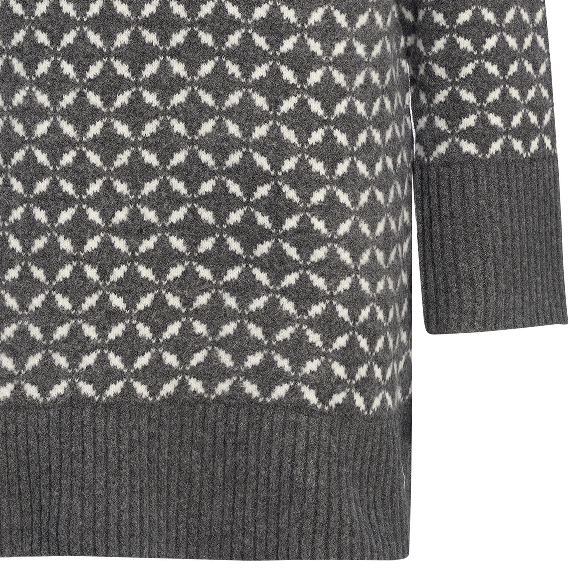 Damen Strickkleid mit Allover-Muster
