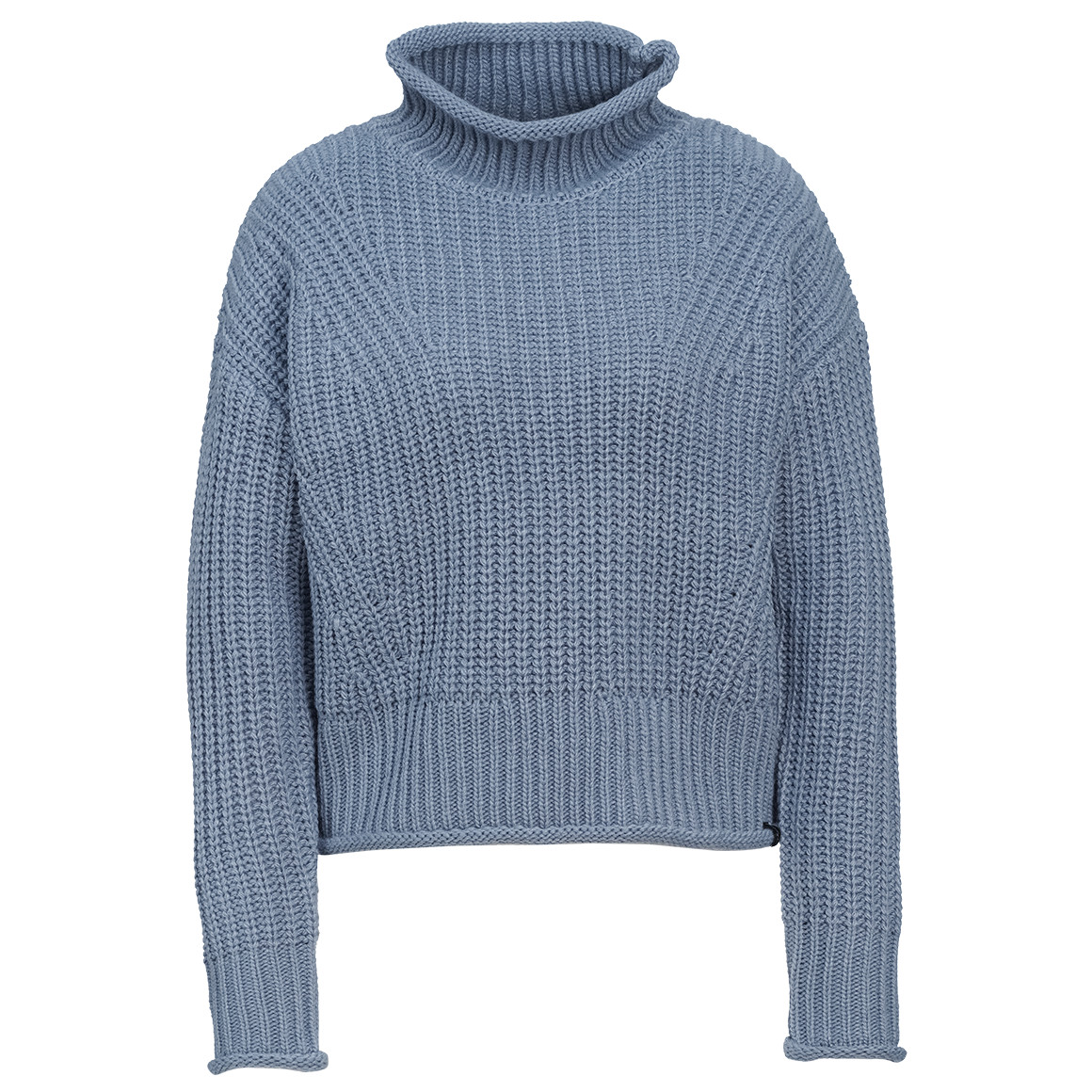 Damen Strickpullover mit Stehkragen