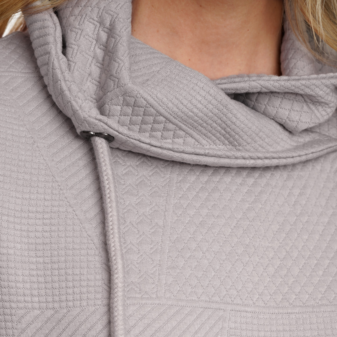 Damen Sweatshirt mit Strukturmuster