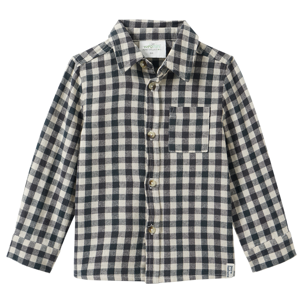 Baby Flanellhemd mit Karo-Muster
