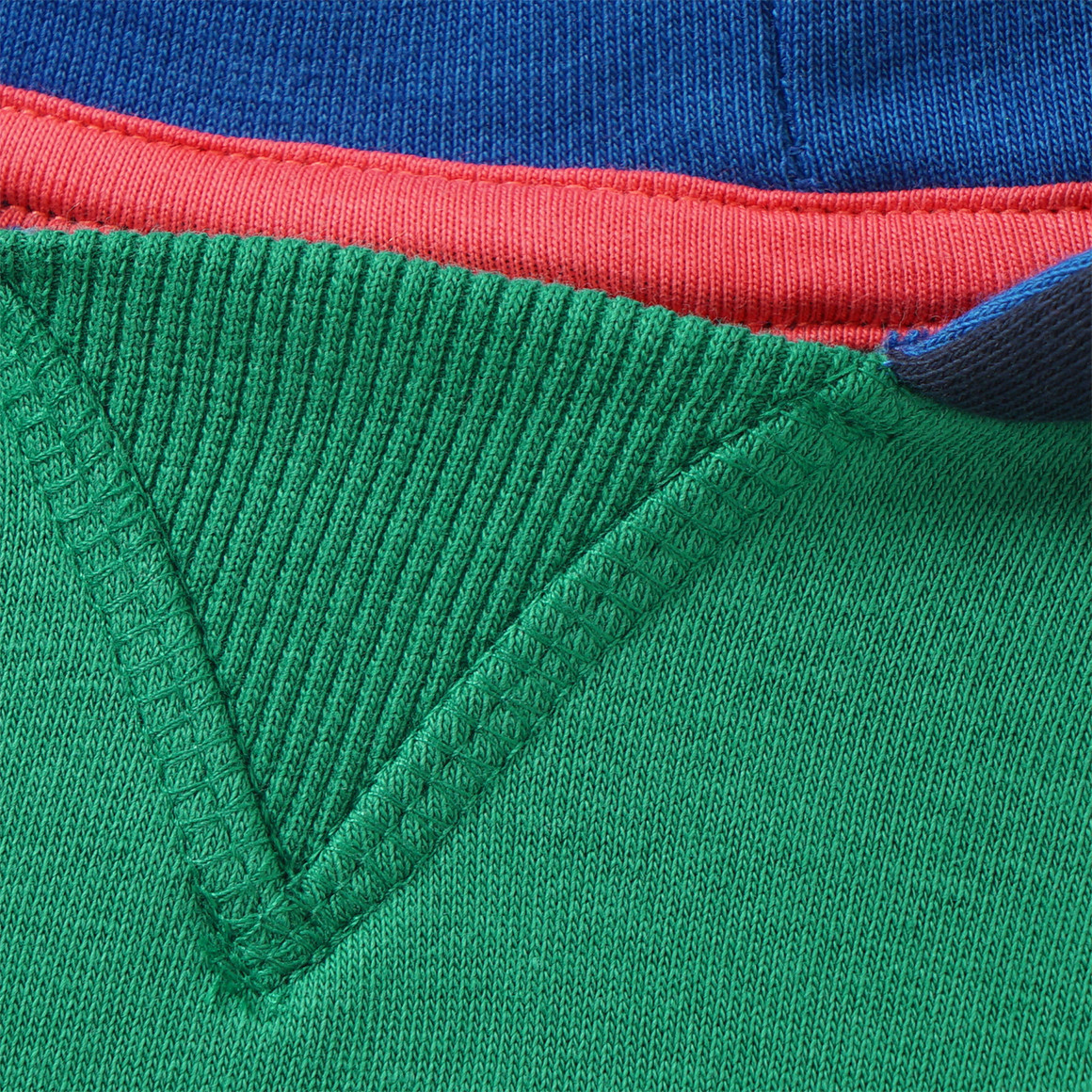 Baby Hoodie mit Farbteilern