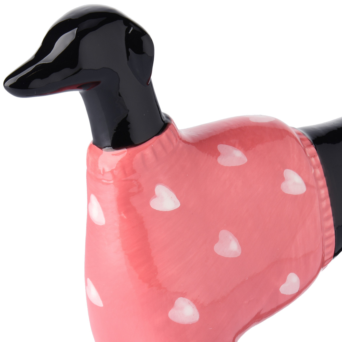 Decoratiefiguurtje hond met trui