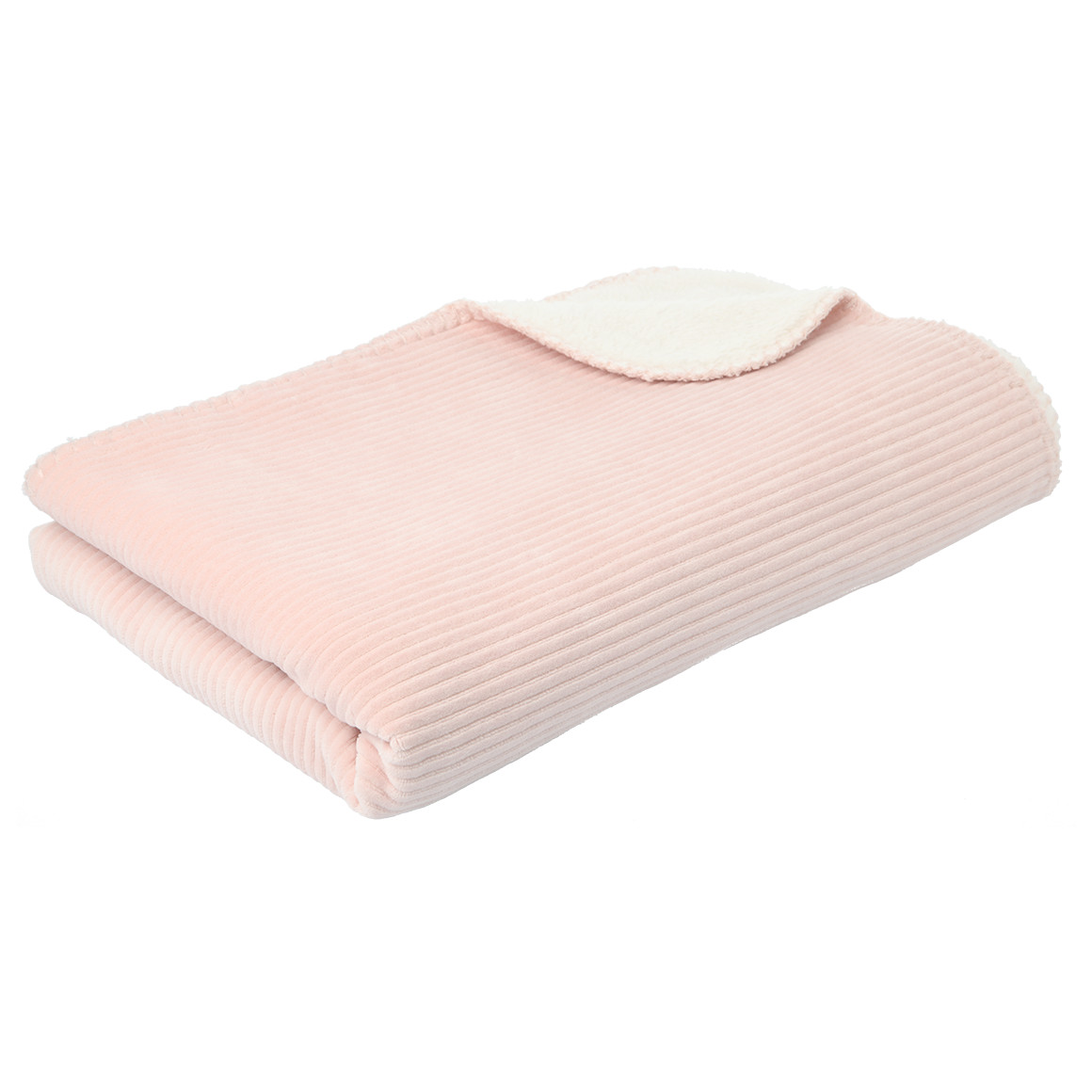 Knusse deken met geribbelde textuur