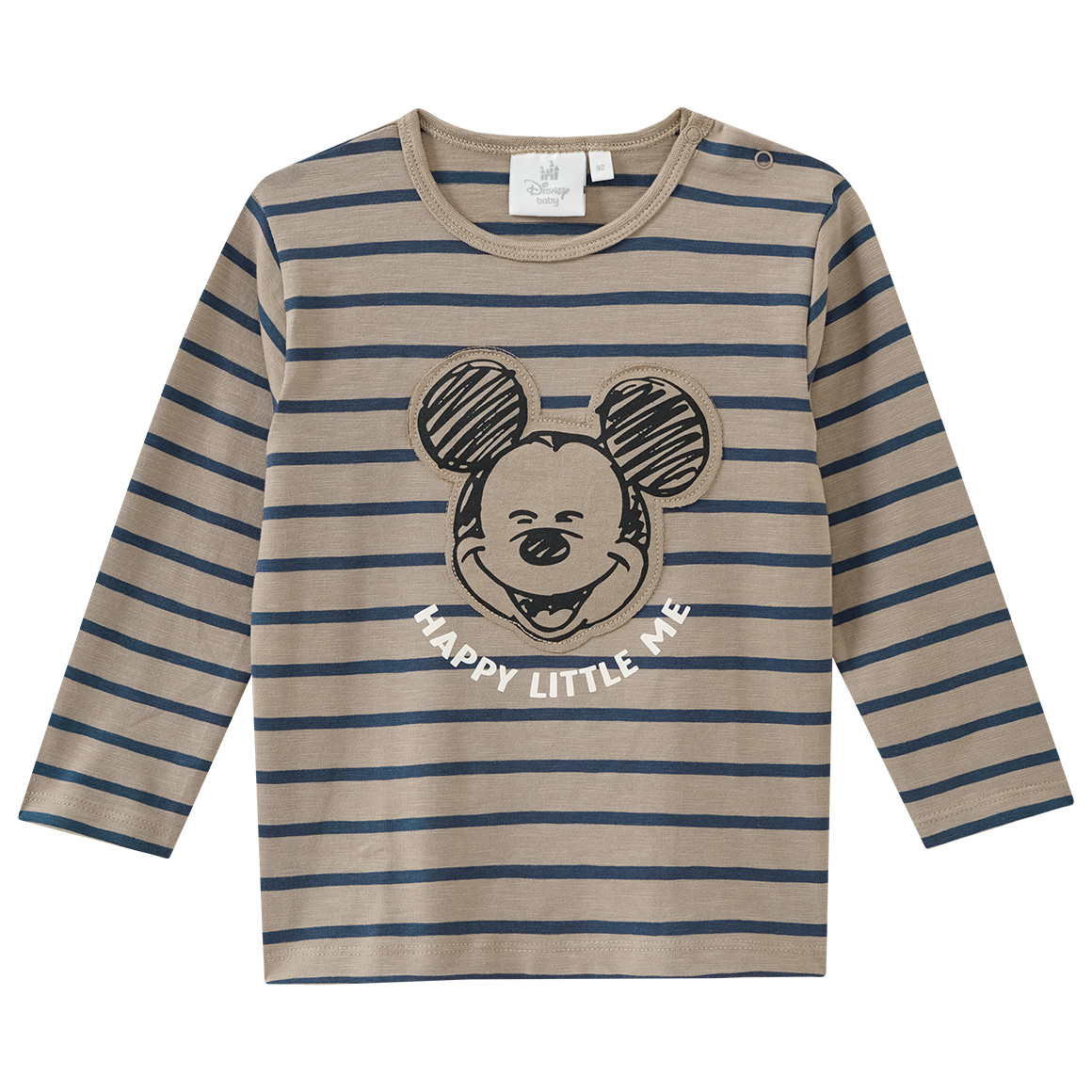 Micky Maus Langarmshirt im Streifen-Look