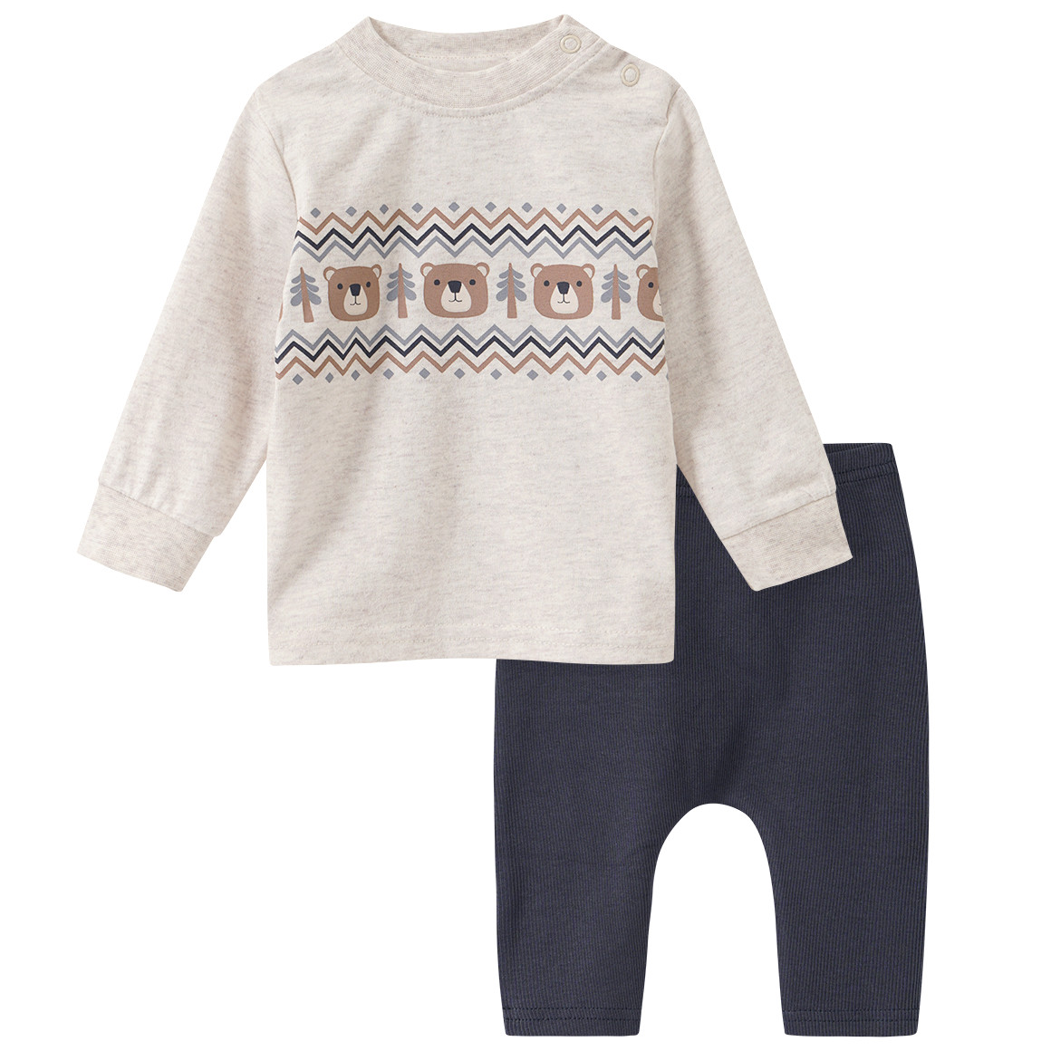 Newborn Set aus Langarmshirt und Leggings