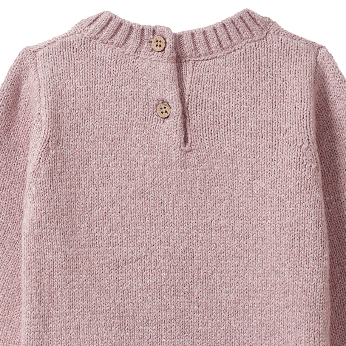 Baby Strickpullover mit Schaukelpferd-Motiv