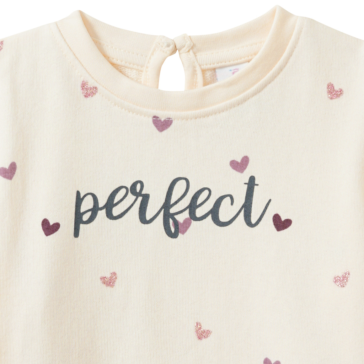 Baby Sweatshirt mit Glitzer-Print