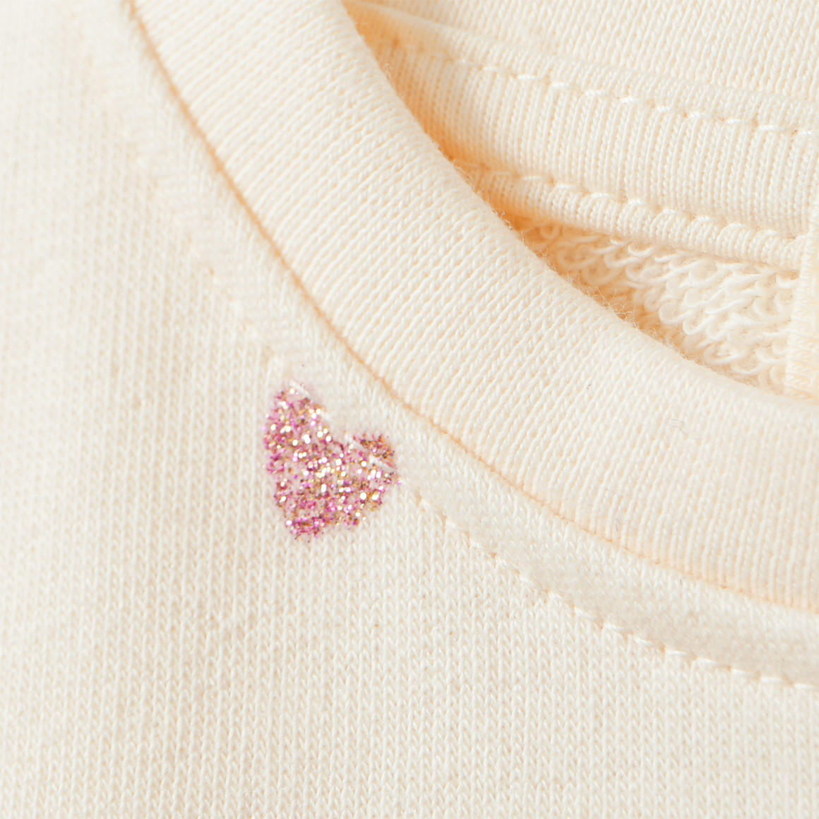 Baby Sweatshirt mit Glitzer-Print