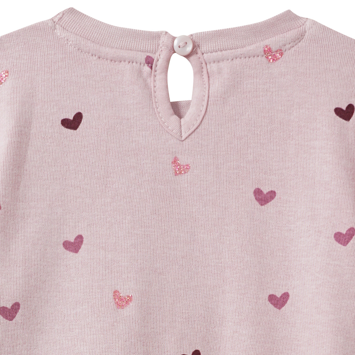 Baby Sweatshirt mit Glitzer-Print