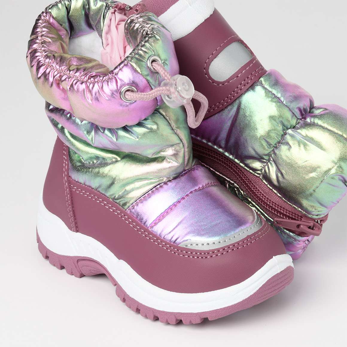 Baby winterlaarzen met metallic look