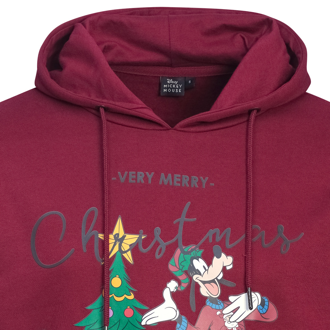 Mickey Mouse kerst hoodie met print