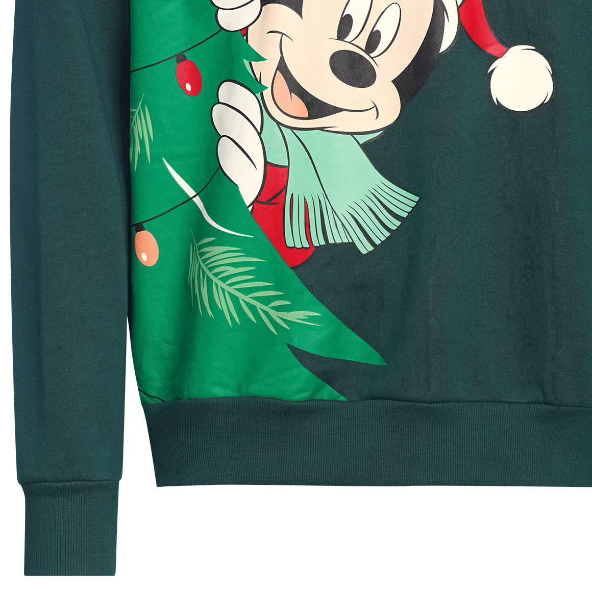 Mickey Mouse kerst hoodie met print