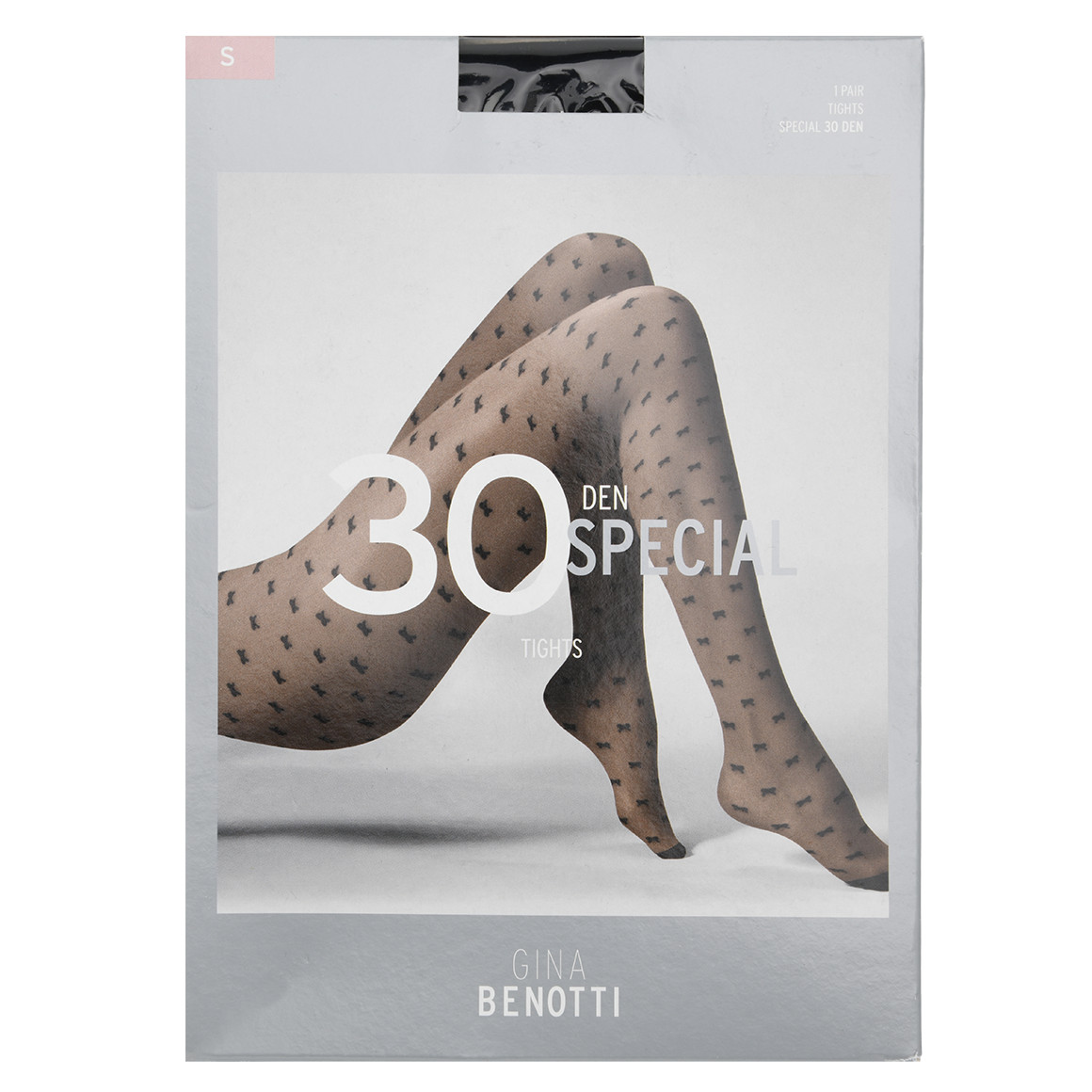 Damen Feinstrumpfhose mit Schleifen-Muster