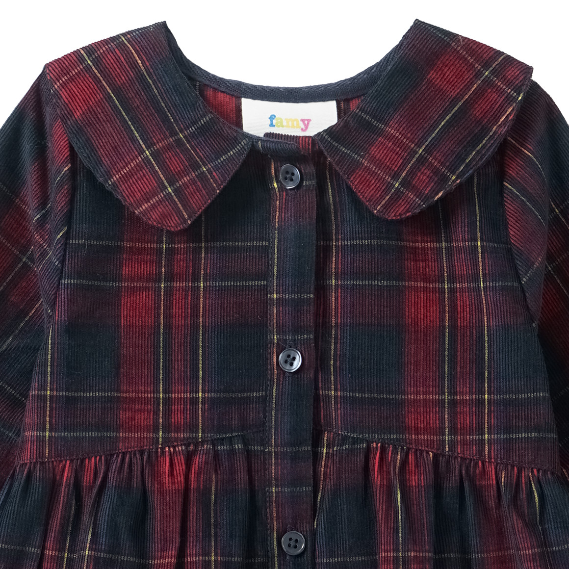 Baby Cordkleid mit Bubikragen