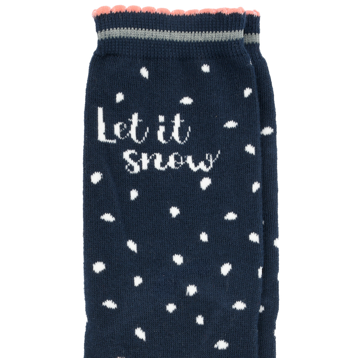 1 paar Sokken voor Dames met sneeuwpopmotief